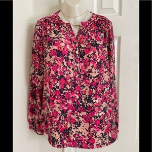 Colorful Loft blouse size small